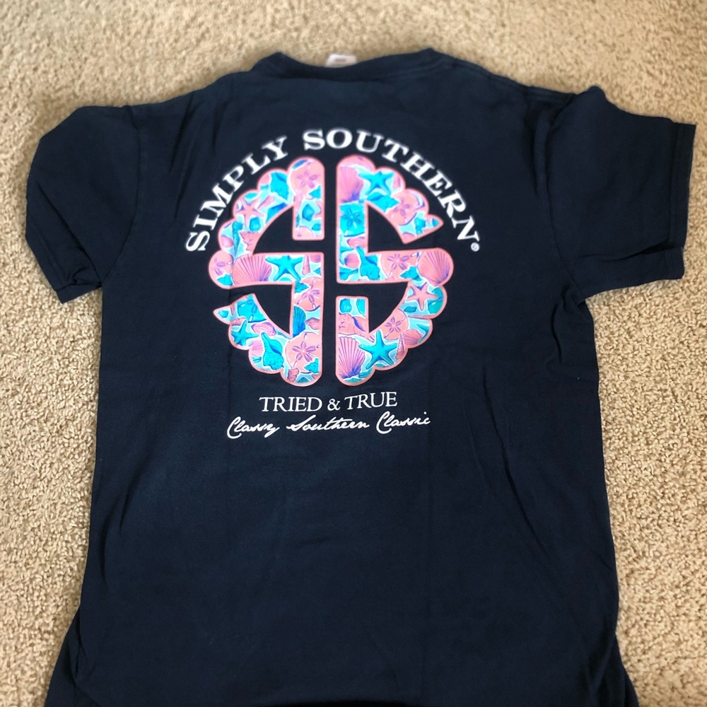 Simply Southern Navy Blue Tee